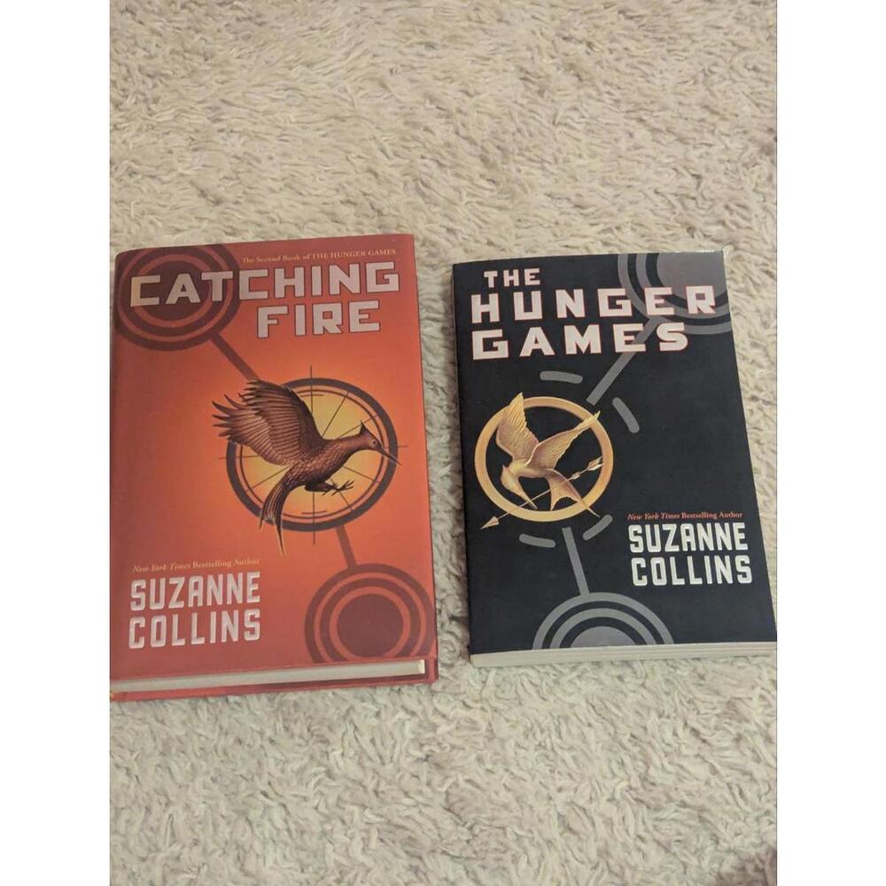 The Hunger Games Book series First and Second book Catching Fire